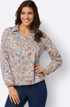 Sieh an! Klassische Bluse Schlupfbluse