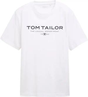 TOM TAILOR T-Shirt Weiß mit Brusttasche