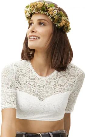 Nina Von C. Dirndlbluse Halbarm Dirndlbluse