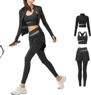 Blusmart Yogatop Damen Yoga Fitness Sportbekleidungsset