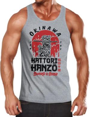 Neverless Tanktop Herren Tank-Top Hattori Hanzo