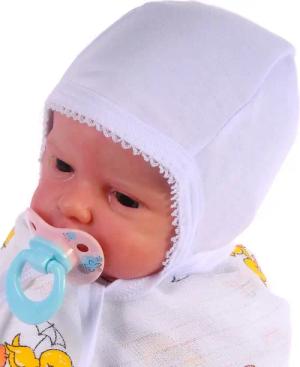 La Bortini Erstlingsmütze Baby Mütze weiße