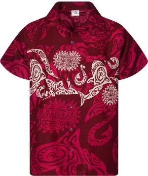 King Kameha Hawaiihemd Maori Chest Funky