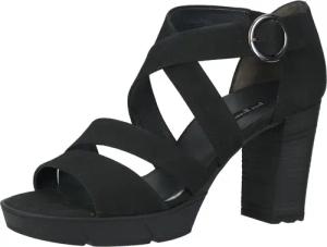 Paul Green Sandalen Nubukleder High-Heel-Sandalette