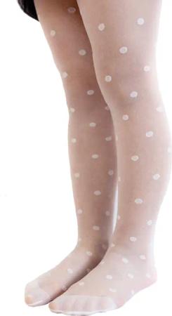 Aurellie Strumpfhose Kinderstrumpfhose mit Punktmuster 20
