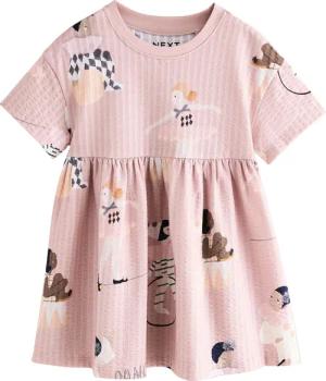 Next Jerseykleid Kurzarm-Jerseykleid aus 100 % Baumwolle