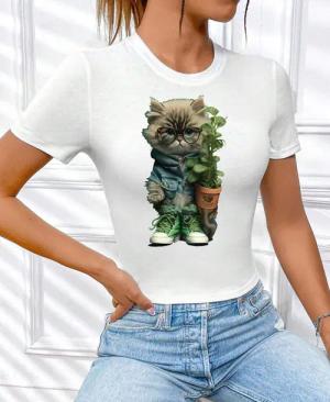 RMK T-Shirt Damen Shirt Top kurzarm