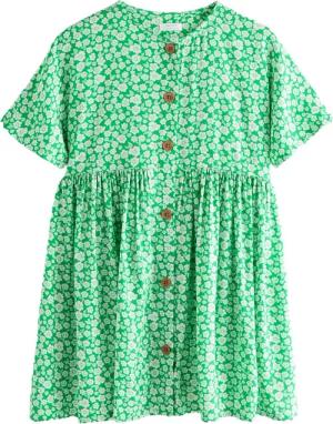 Next Jeanskleid Kleid mit Knopfdetail (1-tlg)