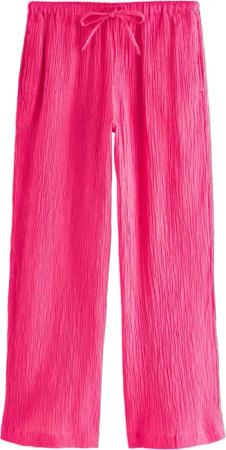 Next Palazzohose Strukturierte Hose mit weitem