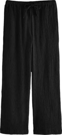Next Palazzohose Strukturierte Hose mit weitem