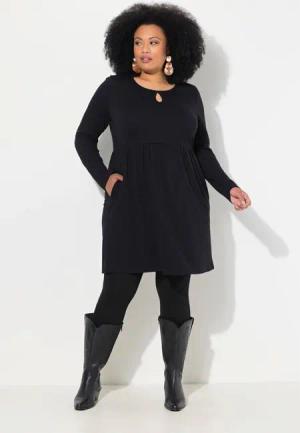 Ulla Popken Longshirt Longshirt Jacquard A-Linie