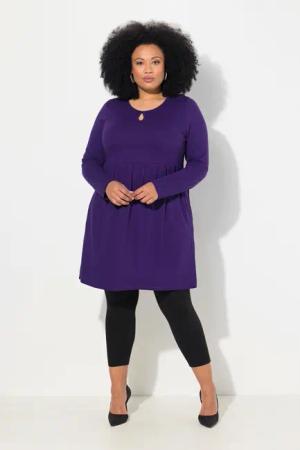 Ulla Popken Longshirt Longshirt Jacquard A-Linie