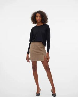 Vero Moda Rundhalspullover VMSilje (1-tlg) Plain/ohne