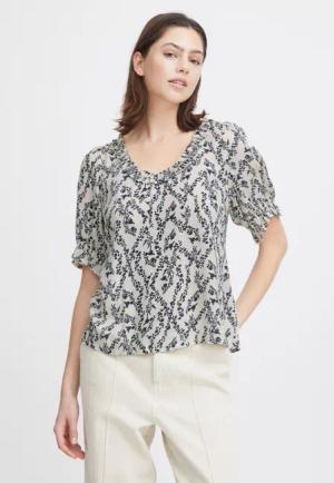Atelier Rêve Kurzarmbluse IROMINE SS feminine