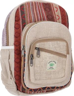 Guru-Shop Freizeitrucksack Bunter Ethno Hanf Rucksack