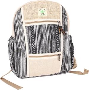 Guru-Shop Freizeitrucksack Bunter Ethno Hanf Rucksack