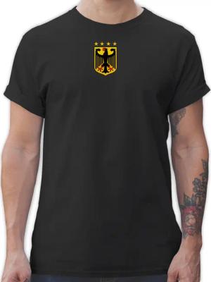 Shirtracer T-Shirt Deutschland Wappen, Germany, Bundesadler,