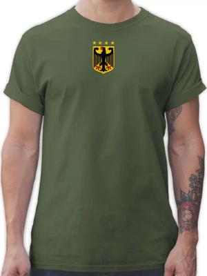 Shirtracer T-Shirt Deutschland Wappen, Germany, Bundesadler,