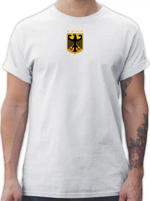 Shirtracer T-Shirt Deutschland Wappen, Germany, Bundesadler,