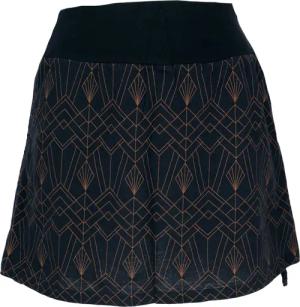 Guru-Shop Minirock Minirock, Yogarock zum Raffen
