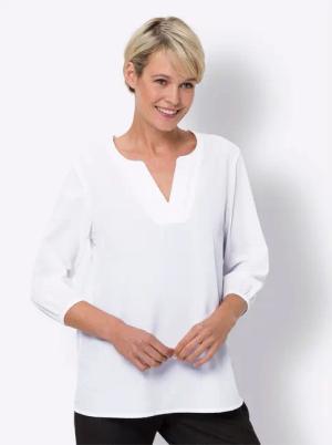 Sieh an! Klassische Bluse Schlupfbluse
