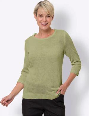 Sieh an! Strickpullover Rundhalspullover