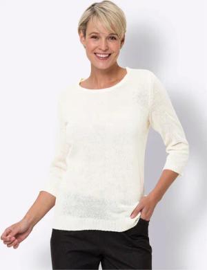 Sieh an! Strickpullover Rundhalspullover