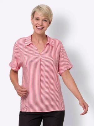 Sieh an! Klassische Bluse Schlupfbluse