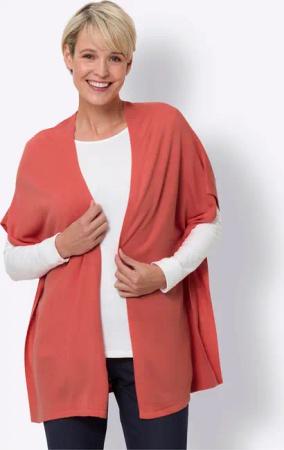 Sieh an! Strickjacke Strickponcho