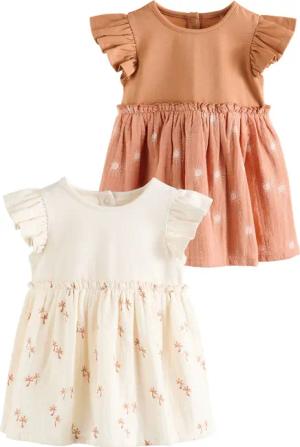 Next Jerseykleid Jerseykleider für Babys, 2er-Pack