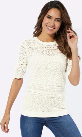 Sieh an! Strickpullover Ajourpullover