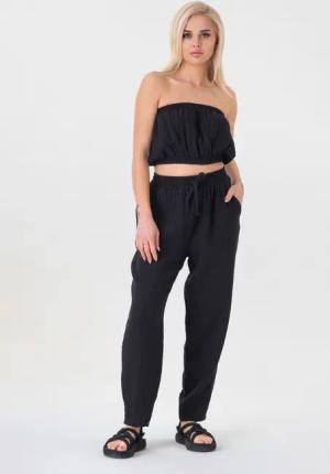 WENOR Schlupfhose Musselin Sommerhose, 100 % Baumwolle,