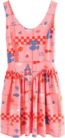 Next Minikleid Ärmelloses Minikleid mit U-Ausschnitt,
