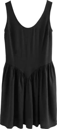 Next Minikleid Ärmelloses Minikleid mit U-Ausschnitt,