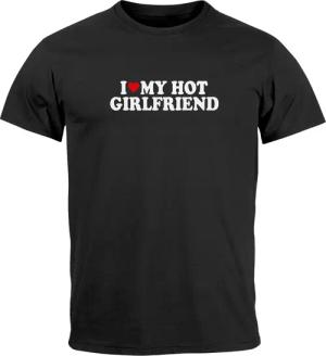 MoonWorks Print-Shirt Herren T-Shirt I love