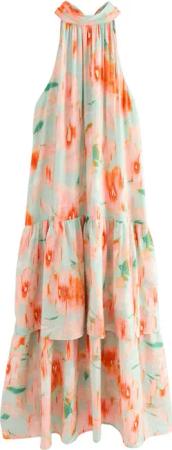 Next Maxikleid Maxi-Lagenkleid mit Neckholder und