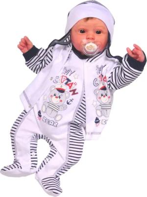 La Bortini Strampler Baby Anzug 3Tlg