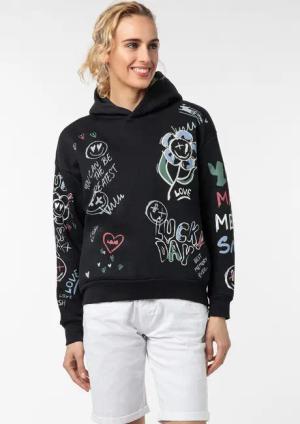 SUBLEVEL Kapuzenpullover Damen Hoodie Kapuzenpullover mit