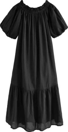 Next Strandkleid Schulterfreies Maxikleid (1-tlg)