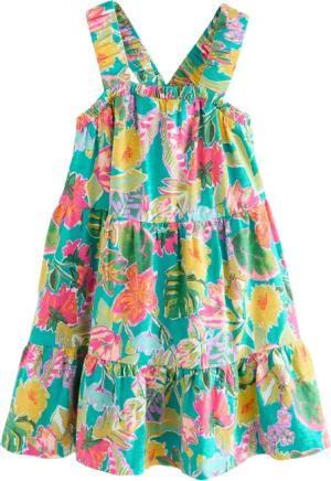 Next Jerseykleid Gerafftes Träger-Sonnenkleid aus 100 %