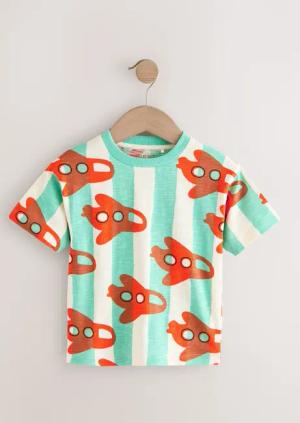 Next T-Shirt Gestreiftes T-Shirt aus 100 %