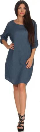 Mississhop Sommerkleid Leinenkleid Damenkleid 100% Leinen