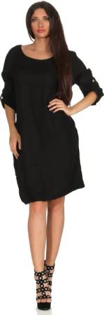 Mississhop Sommerkleid Leinenkleid Damenkleid 100% Leinen