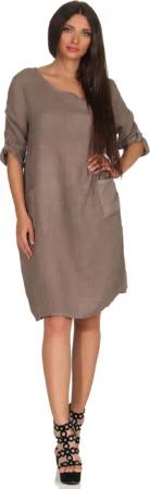 Mississhop Sommerkleid Leinenkleid Damenkleid 100% Leinen