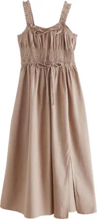 Next Midikleid Mittellanges Kleid mit Bindedetail