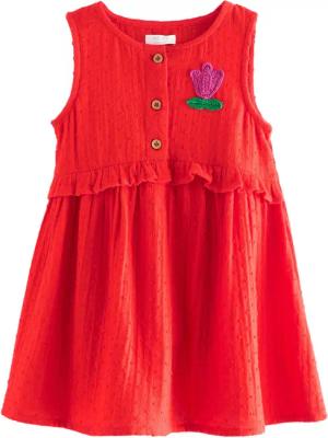Next Vokuhila-Kleid Ärmelloses Kleid mit Schößchen