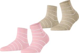 Esprit Kurzsocken Fine Line 2-Pack (2-Paar)