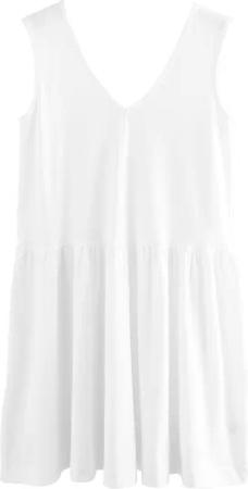 Next Minikleid Minikleid mit V-Ausschnitt aus