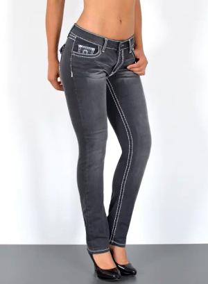 ESRA Straight-Jeans Straight Jeans Damen Jeans