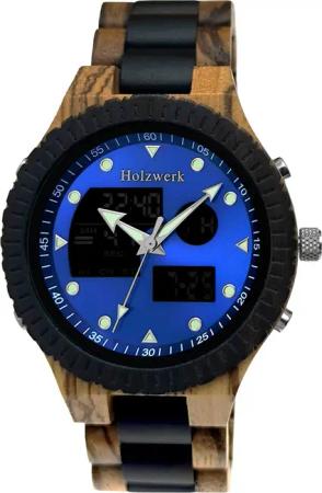 Holzwerk Digitaluhr INGOLSTADT Holz Armband Uhr
